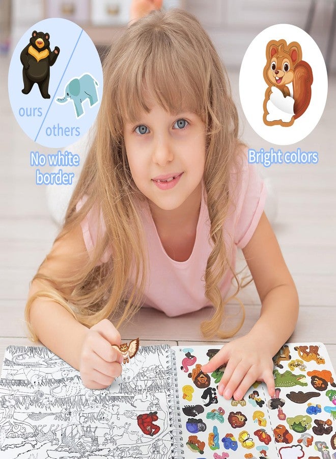 Kalysky Find The Animal Sticker Book, Sticker Book for Kids, Include 20 Theme, Over 400 Animal Stickers for Kids, Toddler Educational Toys - Image 3
